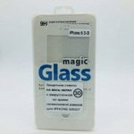 Защитное стекло 3D Iphone 6/6S (белое) с силиконовыми краями на весь экран (в прозр. упаковке)