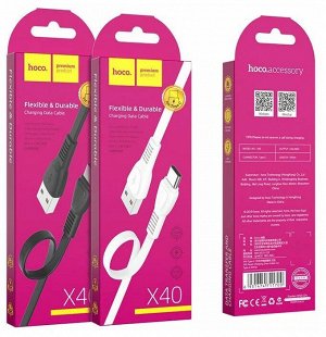 Кабель X40 для iphone Micro , 3 А