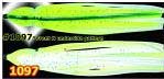 Октопус  4,5in с лазерным рисунком, желто-салатно-белый с зелной полосой  LOA20016XC-1097