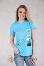 Женская футболка из хлопкаФК1