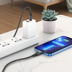 Кабель зарядный BOROFONE Exclusive BU32 Type-C на Lightning iOS + Дисплей Зарядный кабель и передача данных PD20W 3А