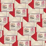 Бумага оберточная Новогоднее письмо для сувенирной продукции в рулонах, с полноцветным декоративным рисунком, плотность 90 г/м2 / 100х70см