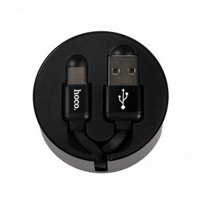 Кабель Hoco U23 microUSB - USB черный