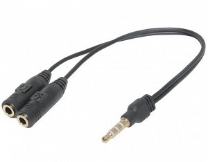 Переходник Defender Headset Jack 3.5 4pin - audio+mic 0,15м, 63012