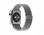 Ремешок Watch Series 42mm/44mm/45mm/49mm Milanese Loop серебро