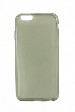 Чехол iPhone 6/6S силикон прозрачный черный