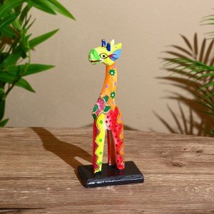 Сувенир "Жираф" албезия 20 см микс