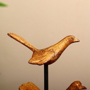 Сувенир «Птички», на подставке, 20x5x35 см, албезия