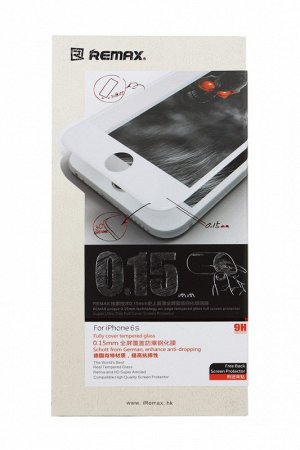 Защитное стекло iPhone 6/6S белое, Remax, 0.15mm