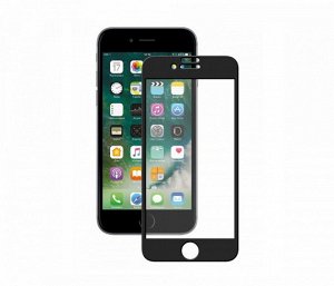 Защитное стекло iPhone 7/8/SE 2020 3D черное, Deppa, 0.3мм, 62035