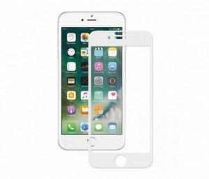Защитное стекло iPhone 7/8 Plus 3D белое, Deppa, 0,3мм, 62038