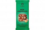 «O&#039;Zera», шоколад молочный с цельным фундуком  Milk &amp; Extra Hazelnut, 90 г