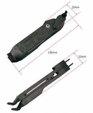 Монтажки + инструмент для снятия замка цепи BIKERSAY BT024