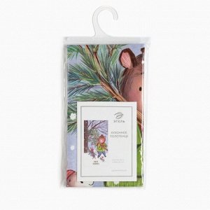 Полотенце Этель Happy holidays 40x73 см, 100% хл, саржа 190 г/м²