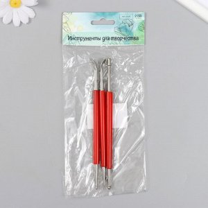 Инструменты для моделирования и придания формы, набор 3 шт., металл, пластик, 16 см 17x7.5 см