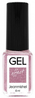 JEANMISHEL GEL арт.666 Лак для ногтей 6мл №182 Серо-сиреневый с серебрянным песком