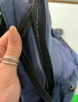 УЦЕНКА! Городской рюкзак, USB порт, цвет синий
