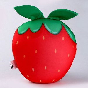 Подушка декоративная антистресс «Котик-клубничка»