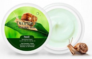 Deoproce Питательный крем для лица и тела с улиткой  Natural Skin Snail Nourishing Cream, 100 г