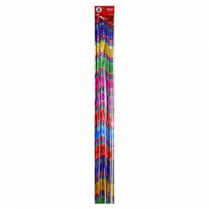 СНОУ БУМ Дождик с узором - зигзаг ПВХ, 15x100см