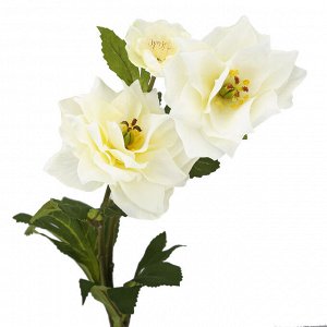 Цветок "Хризантема" цвет - белый, 65см, 3 цветка (Китай)