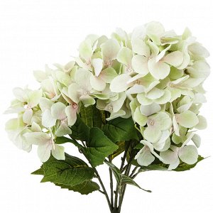 Букет "Гортензия" цвет - светло-салатовый, 52см, 5 цветков - д15х7см (Китай)