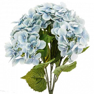 Букет "Гортензия" цвет - синий, 52см, 5 цветков - д15х7см (Китай)