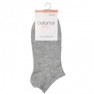 GALANTE Носки женские спортивные,  85% хлопок, 10% полиамид, 5% спандекс, р-р 23-25, 3 цвета, 2017-7