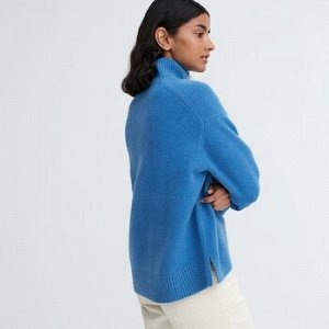 Женский свитер, голубой