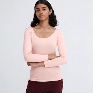 Женская футболка HEATTECH длинный рукав, розовый