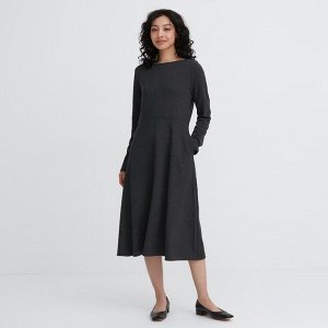 Женское платье (длина 104.5?115cm), темно серый
