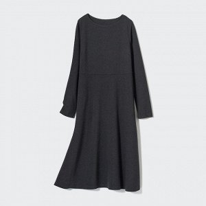 Женское платье (длина 104.5?115cm), темно серый