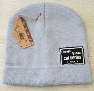 Вязаная шапка Cat series