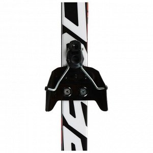 Комплект лыжный: пластиковые лыжи 185 см без насечек, стеклопластиковые палки 145 см, крепления NN75 мм, цвета МИКС