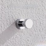 Металлический хром крючок для ванной, для одежды, для халата, для прихожей, для кухни