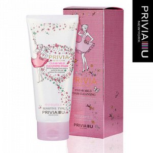 Пенка для умывания "Privia Clear Mild Cleansing Foam" 180 мл