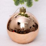 Новогодний шар 25 см &quot;Глянец&quot;, шампань