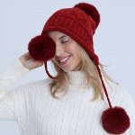 Женские шапки с бубонами