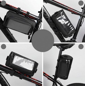 Сумка на велосипед, велосумка для телефона, с сенсорным экраном