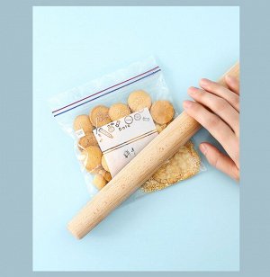 Пищевые упаковочные пакеты с замком для заморозки и хранения продуктов, сохраняют свежесть и вкус продуктов / 20 шт. 18 x 24 см