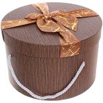 Коробка подарочная &quot;Теплые чувства&quot; 22*22*13,5 см, шоколад