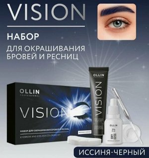 VISION НАБОР для окрашивания бровей и ресниц (Иссиня-черный)