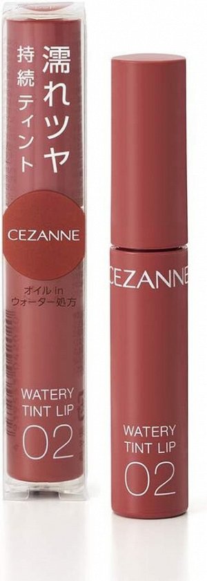 CEZANNE Watery Tint Lip - яркий увлажняющий тинт для губ