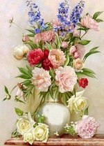 Картина по номерам  холст на подрамнике     арт.RAS2245 БУКЕТ