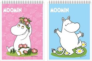 Блокнот А6 40 л Moomin гребень MOM2/2