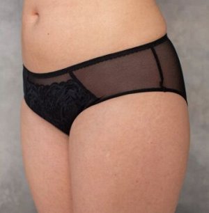 Т 0092-180 Трусы женские черные, средняя посадка