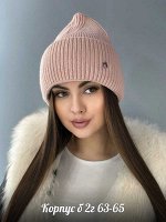 Женская шапка. Ткань: 60% wooL 40% ACRYLIC