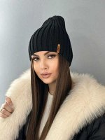 Женская шапка. Ткань: 70% хлопок 30% акрил. Размер: 52-56см