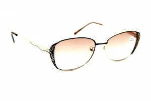 готовые очки f- 1008 black/gold тонировка