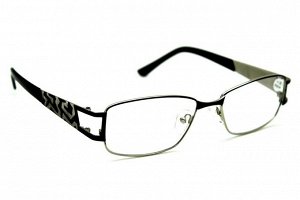 готовые очки f- FM 046 black/silver